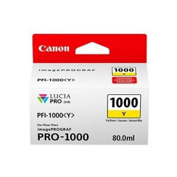 Cartucho canon pfi - 1000y amarillo pro - 1000
