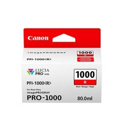 Cartucho canon pfi - 1000r rojo pro - 1000